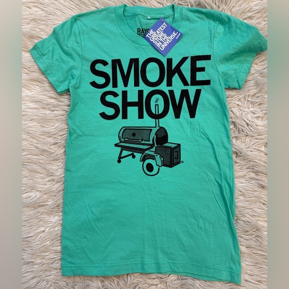NEW “ Smoke show “ Raygun size pre shrunk unisex small with a sung fit. - Picture 1 of 3